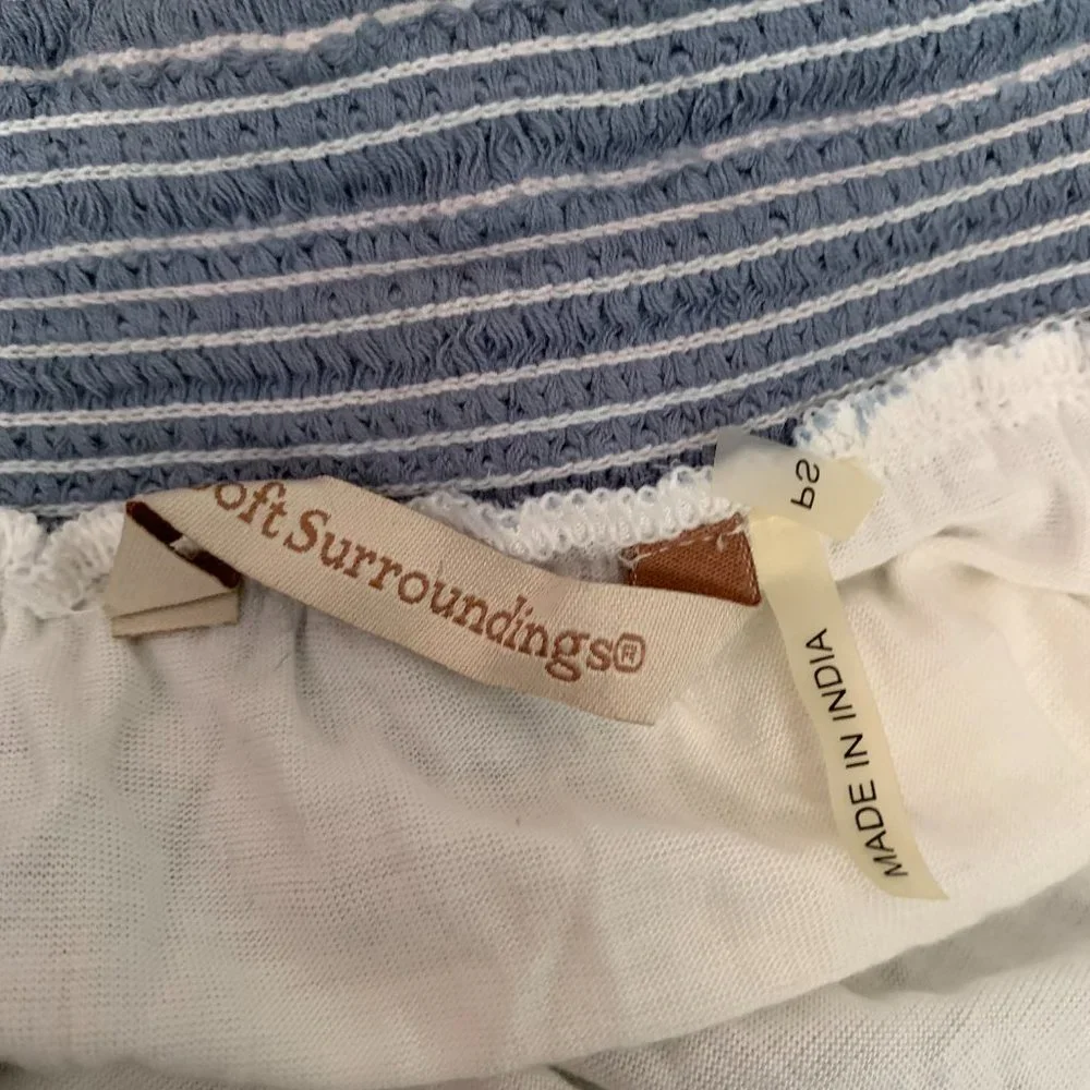 SOFT SURROUNDINGS MAXI SKIRT SIZE PS MADE IN INDIA 100% POLYSETSER FULL LINING - Picture 7 of 8
